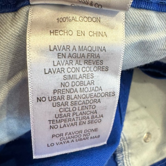 Levi's 511 Slim Fit Star Blue Denim Jeans Size 16 - 28x28 - Picture 16 of 16